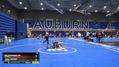 113 lbs Cons. Round 4 - Sri Dhanabalan, Lambert vs John Mackey, Auburn