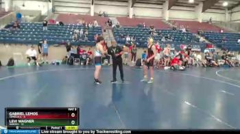 132 lbs Round 1a - Gabriel Lemos, Temecula vs Levi Wagner, Hawaii2