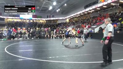 157 lbs Quarterfinal - Tommy Tanner, Hinton vs Sam Dominick, Woodbury Central