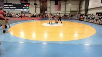 100 lbs Rr Rnd 1 - Brady Sher, Terps Pit Bull MS vs Hunter Pierson, Elite Athletic Club Bad Boys