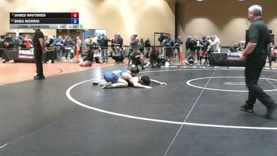 157 lbs Cons. Quarters - James Whitbred vs Shea Morris