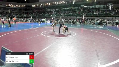 55 lbs Round Of 32 - Noah Zapata, Lakeland Jr Wrestling vs Mason Baulier, Lenape Valley