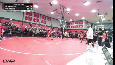 195 lbs Semifinal - Ray Pressler, Kiefer High School vs Luke Thomas, McAlester