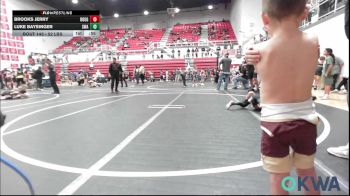 52 lbs Consi Of 4 - Brooks Jerry, Rough Riders vs Luke Baysinger, Shelton Wrestling Academy