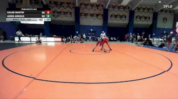 133 lbs Cons. Round 1 - Kaleb Martin, Belmont Abbey vs Aiden Arnold, Bluefield State