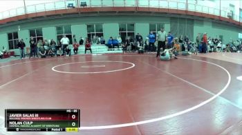 85 lbs 3rd Place Match - Javier Salas Iii, Bulldog Premier Wrestling Club vs Nolan Culp, Central Indiana Academy Of Wrestling