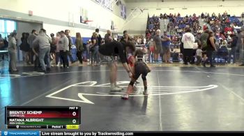 59-64 lbs 5th Place Match - Natana Albright, Iron Eagles vs Brently Schemp, Team So Cal