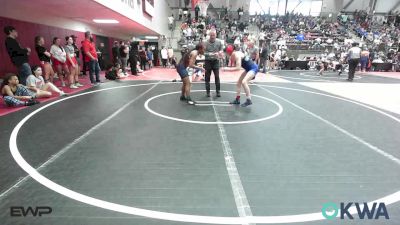 117 lbs Rr Rnd 2 - Stella Caygill, Raw Wrestling Club vs Milan Wright, KIPP TULSA