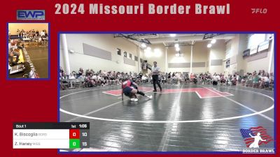 6-100 lbs Rr Rnd 1 - Katie Biscoglia, Border vs Zoey Haney, Missouri