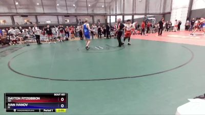 157 lbs Semifinal - Dayton Fitzgibbon, WA vs Ivan Ivanov, ID