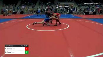 132 lbs Semifinal - Preston Cannon, Warner Youth vs Chase Byam, Dark Cloud Wrestling Club