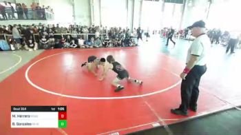 116 lbs Quarterfinal - Madadox Herrera, Rough House vs Bryce Gonzales, Reverence Grappling