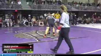 220 lbs Round 6 (8 Team) - Brock Ostdiek, Beatrice vs Talique Houston, Manhattan