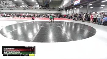 140 lbs Cons. Round 2 - Aaron Huhn, Blair Oaks Wrestling Club-A  vs Carver Safranski, Thunderbird Wrestling Club-A