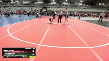 145 lbs Champ. Round 1 - Jaci Berndt, Team Grind House Wrestling Club-AAA vs Liam Divine, Higginsville Youth Wrestling Club-AA