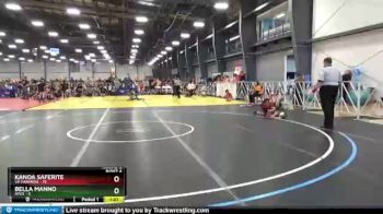 64 lbs Round 2 - Kanoa Saferite, VA Hammers vs Bella Manno, Apex