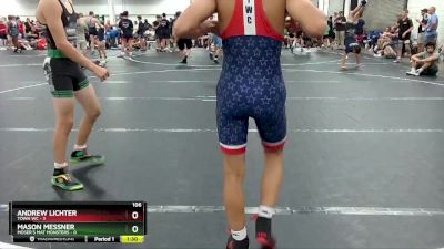 106 lbs Round 5 (6 Team) - Andrew Lichter, Town WC vs Mason Messner, Moser`s Mat Monsters