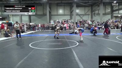 100 lbs Cons. Round 1 - Walker D Metcalf, The Best Wrestler vs Brody Braymer, Great Bend