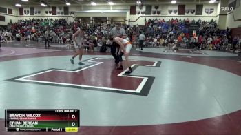 132 lbs Cons. Round 2 - Braydin Wilcox, Prairie, Cedar Rapids vs Ethan Bergan, Crestwood, Cresco