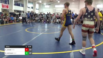 160 lbs Pools - Carter Jones, Phoenix W.C. - Blue vs Braxton Johnson, West Virginia Wild