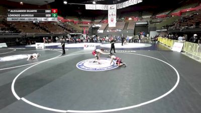 126 lbs Cons. Sub-semis - Alexander Duarte, Swamp Monsters Wrestling Club vs Lorenzo Jauregui, Upland High School Wrestling