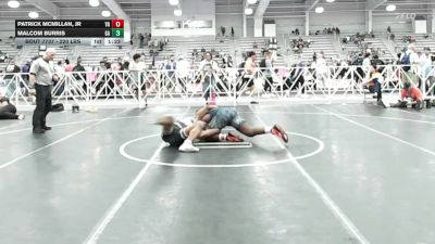 220 lbs Round Of 16 - Patrick McMillan, Jr, VA vs Malcom Burris, GA