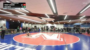 62 lbs Quarterfinal - Hali Buck, Terreton Panthers vs Kinley Leonard, Lakeland Wrestling Club