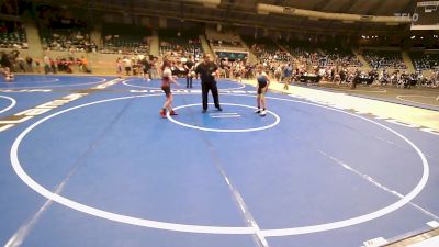 100 lbs Quarterfinal - Clinton Stout Jr., Cleveland Take Down Club vs Jackson Gardner, Duncan Demon Wrestling