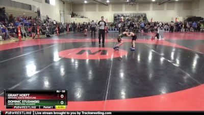 55 lbs Cons. Round 2 - Grant Hoeft, Wayzata Youth Wrestling vs Dominic Studanski, Levici Wrestling Academy