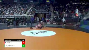 2A-138 lbs Quarterfinal - Micah Petersen, Cokeville vs David West, Niobrara County