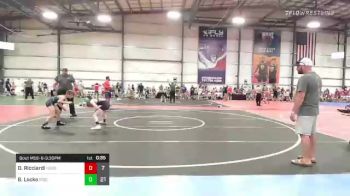 80 lbs Rr Rnd 3 - Dante Ricciardi, Iron Horse Blue vs Brody Locke, Ride Out Wrestling Club Green