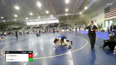 132 lbs Cons. Round 3 - Hunter McBride, Ridgeline vs Rowan Miller, Rocky Mountain Wrestling Acade