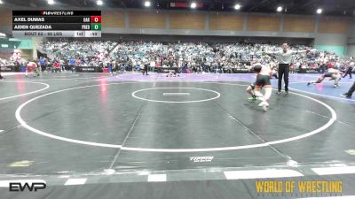 88 lbs Consi Of 16 #1 - Axel Dumas, Oakdale vs Aiden Quezada, Predators Wrestling Club