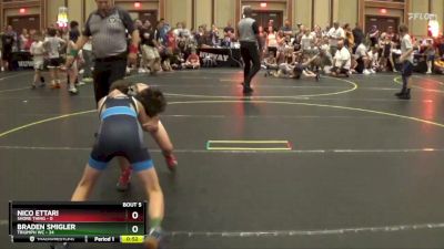 70 lbs Round 2 (6 Team) - Braden Smigler, Triumph WC vs Nico Ettari, Shore Thing