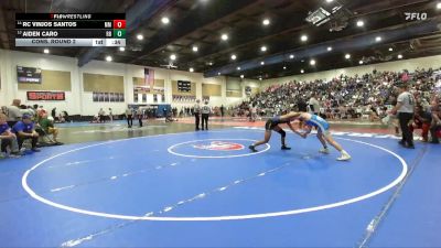 132 Boys Cons. Round 2 - Rc Vinjos Santos, Mira Mesa vs Aiden Caro, Rancho Bernardo