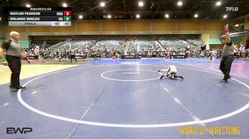 43 lbs Final - Waylon Pearson, OKWA vs Orlando Benczo, Belle Vernon