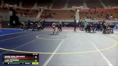 D2-157 lbs Champ. Round 1 - Luke Petersen, Campo Verde vs Asher King-Orlando, Bradshaw Mountain