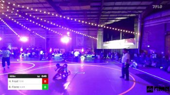 80 lbs Consi Of 8 #2 - Hunter Frost, Terry Wrestling Club vs Breea Florez, Hurricane Wrestling Acadmey