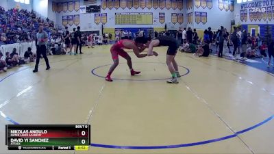 150 lbs Cons. Round 2 - Nikolas Angulo, Mater Lakes Academy vs David Yi Sanchez, Attack