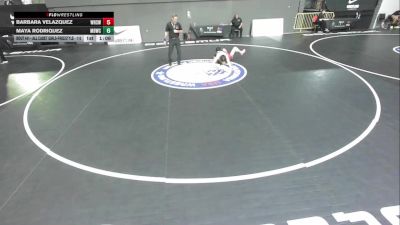 Cons. Round 2 - Barbara Velazquez, Woodlake High School Wrestling vs Maya Rodriquez, Merced Bears Wrestling Club