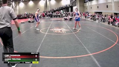 165 lbs Cons. Round 1 - Harris Treuting, Jesuit vs Coby Thompson, Little Axe