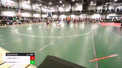 131 lbs Consi Of 32 #2 - Jack Borowiec, Monsignor Farrell vs Nicolas Bribitzer, Kellenberg Memorial