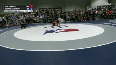 61 lbs Champ. Round 1 - Jose Limones, Daniel Cormier Wrestling Academy vs Gabriel Cabezudo, North Carolina