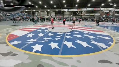 130 lbs Champ. Round 2 - Annaleigh Matejovsky, Wolf Point Wrestling vs Ava Harbin, Dickinson Wrestling Club