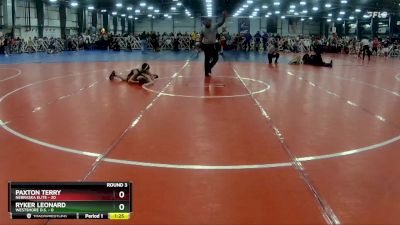 88 lbs Rd# 6- 9:00am Saturday Final Pool - Paxton Terry, Nebraska Elite vs Ryker Leonard, Westshore D.S.