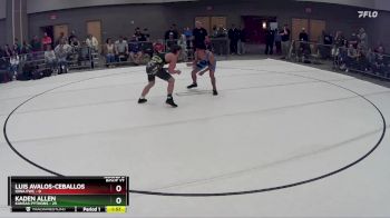 141 lbs Round 5 (8 Team) - Kaden Allen, Kansas Pythons vs Luis Avalos-Ceballos, Iowa PWC