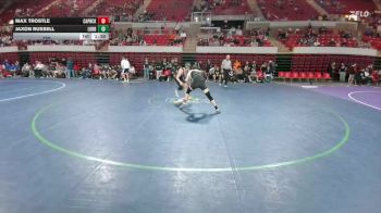 150 lbs Round 2 - Quarters & 1st Wb (16 Team) - Jaxon Russell, Lubbock vs Max Trostle, Amarillo Caprock