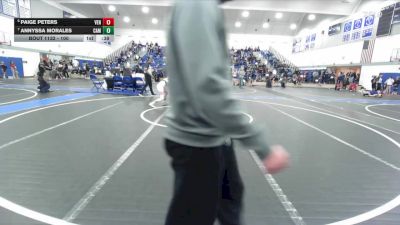 100 lbs Cons. Round 6 - Paige Peters, Ventura vs Annyssa Morales, Camarillo