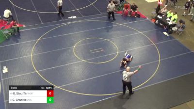 89 lbs Consi Of 32 #1 - Beau Stauffer, Port Allegany vs Gavin Chunko, Saucon Valley