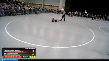 59 lbs Cons. Round 5 - Jacob Dadiomoff, Young Guns Nashville Wrestling vs Blaise Henebry, Team Idaho Wrestling Club
